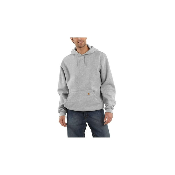 Sudadera Carhartt, holgada, de peso medio, gris jaspeado, para hombre