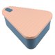 thumbnail image 4 of Caja de almacenamiento de pizza de silicona de grado alimenticio, accesorio reutilizable y resistente a la temperatura L Rosa Azul, 4 of 9