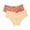 Beige, variant on uublik Value 2-Pack, Underwear for Women Thong No Show Thong Lace Panties Breathable Comfortable Underwear Womens