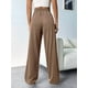 thumbnail image 4 of Pantalones Deportivos Holgados de Cintura Alta con Cordón Ajustable para Mujer, Pantalones Deportivos de Pierna y Bolsillos Marrón XL, 4 of 7