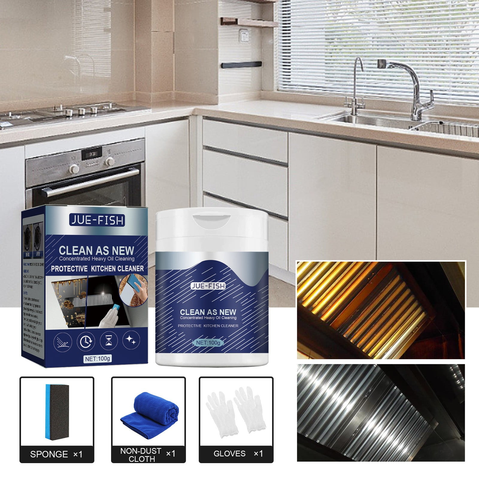 Paaisye Concentrated Heavy Oil Pollution Cleaner Household Strong