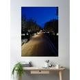 thumbnail image 2 of Romantic Night Walk Through Olive Trees Poster Wall Art, Modern Wall Decor, 24x36 UNFRAMED, 2 of 3