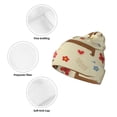 thumbnail image 3 of Pofeuu Dachshund Dog And Flower Print Beanie Hat for Men Women Knit Winter Hat Warm Cuffed Skull Beanie Slouchy Soft Unisex, 3 of 6
