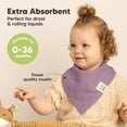 thumbnail image 2 of Set de 8 Baberos de Muselina KeaBabies Lumi para Bebés, 2 of 9