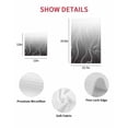 thumbnail image 7 of Black Geometric Kitchen Dish Towels for Drying Dishes Set of 2, Modern White Stripe Abstract Distortion Art Waffle Weave Microfiber Hand Tea Bathroom Towels Quick Dry & Absorbent Towel 15.7x23.6, 7 of 7
