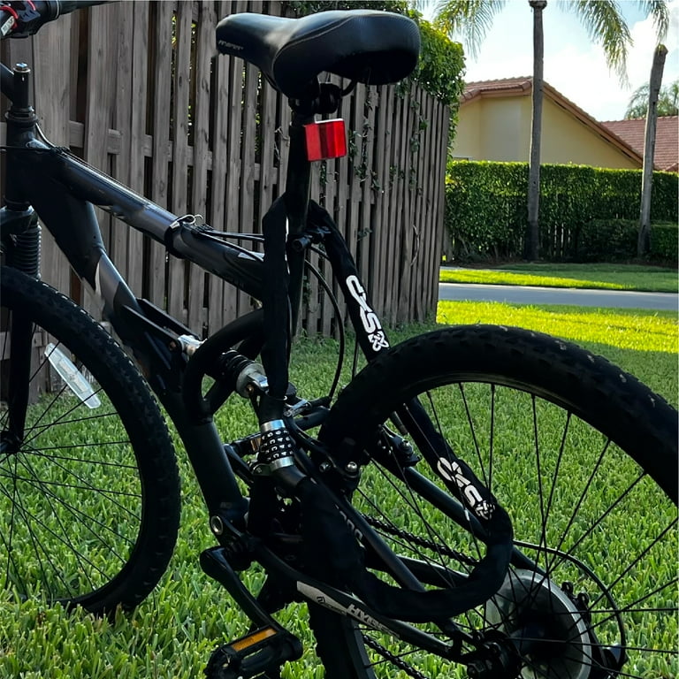 Five Oceans Bike Chain Lock Combination Anti Theft Bike Locks Heavy Duty Security Resettable Bicycle Lock with Mounting Bracket 4 Feet Long for