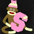 thumbnail image 3 of CafePress - Sock Monkey Monogram Girl S Women's Dark Pajamas - Women's Short Sleeve Print T-Shirt and Pants Dark Cotton Pajama Set, 3 of 7