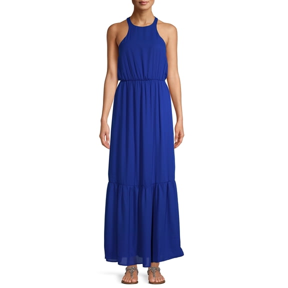 NSR Women's Halter Maxi Dress