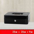 thumbnail image 1 of Metal Safe Security Box BLACK 25cm x 20cm x 9cm, 1 of 7