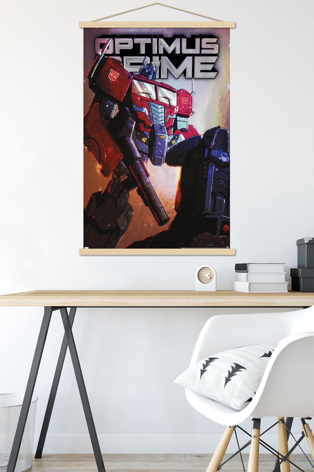Hasbro Transformers - Optimus Prime Wall Poster with Magnetic Frame, 22.375" x 34"