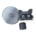 thumbnail image 2 of Portarrollos de papel higiénico con forma de mapache, regalo, almacenamiento de rollos de papel higiénico, rollo de papel tisú Gris plata, 2 of 9