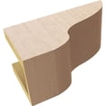 thumbnail image 6 of 5"W x 10"D x 5"H Wide Greensboro Rough Cedar Woodgrain TimberThane Corbel, Primed Tan, 6 of 6