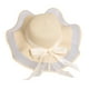 thumbnail image 5 of Sombreros de paja para mujer, sombrero de sol con ala de malla ligera para playa, para vacaciones al aire libre, 5 of 9