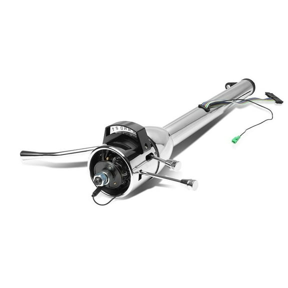 MOTOXIMA 30" Tilt Steering Column – Polished Chrome, Pre-Wired | Fits 1955–1959 Chevy GM Classic Pickup Trucks | Automatic Floor Shift | Automotive Specialty Part