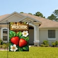 thumbnail image 2 of Amhnf Welcome Strawberry Garden Flag For Home Outdoor Garden Yard Decor 12x18 inch, 2 of 5