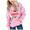 thumbnail image 6 of Staki Girls Ugly Christmas Hoodie Girls Christmas Pullover Hoodie Long Sleeve Sweatshirt Tops with Pocket Winter Clothes(Pink,7-8 Years), 6 of 7
