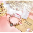 thumbnail image 5 of 7 Year Old Girl Birthday Gifts: Zebra Stone Beaded Bracelets For Girls, Adjustable Girls Bracelets,The Coolest Birthday Gifts For 7 Year Old Girls! Ideal For 7th Birthday Granddaughter Gifts Bracelet, 5 of 6