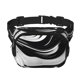 thumbnail image 1 of Fotbe Abstract Black White Swirls Cangurera Cuadrada con Estampado de Doble Capa, Bolsa de Cintura Ajustable Mini para Hombres y Mujeres, 1 of 9