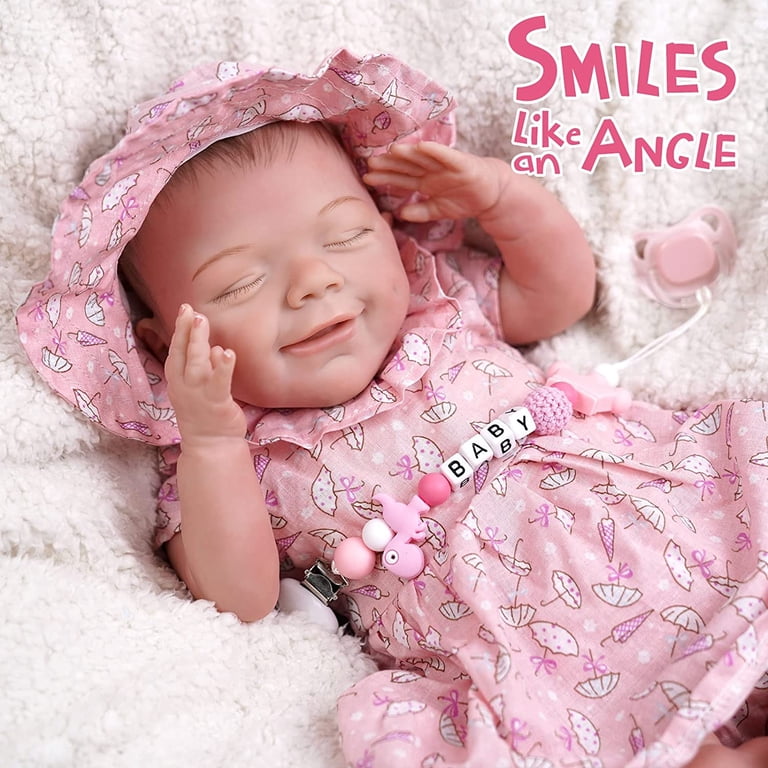 Reborn Baby Doll – 20 Inch Realistic Newborn, Full Vinyl Body, Lifelike & Poseable