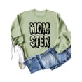 thumbnail image 2 of Anbech Womens Mom Ster Sweatshirt Halloween Graphic T Shirts Long Sleeve Top Pullover Loose Fashion Sweaters, 2 of 3