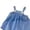 Blue, variant on CPNG Toddler Baby Girls Strap Denim Dress Suspender Dress Sleeveless Denim Sundress Jeans Dress Summer Casual Dress(Blue,6-12 Months)