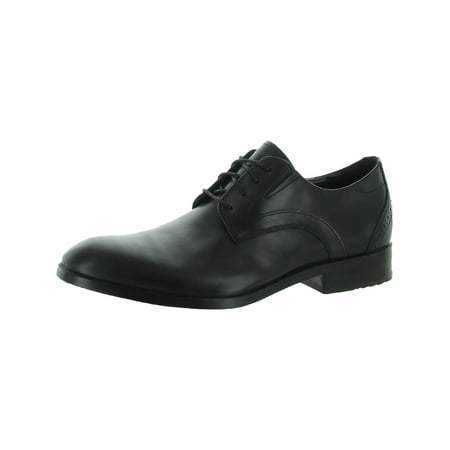 

Rockport Mens TM Office Plain Toe Leather Almond Toe Oxfords