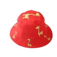 thumbnail image 2 of Women's Bucket Hats 1-4Y Baby Sun Hat Anti-Uv Giraffe Pattern Summer Boys Girls Kids Children Women's Accessories Bucket Hats, 2 of 3