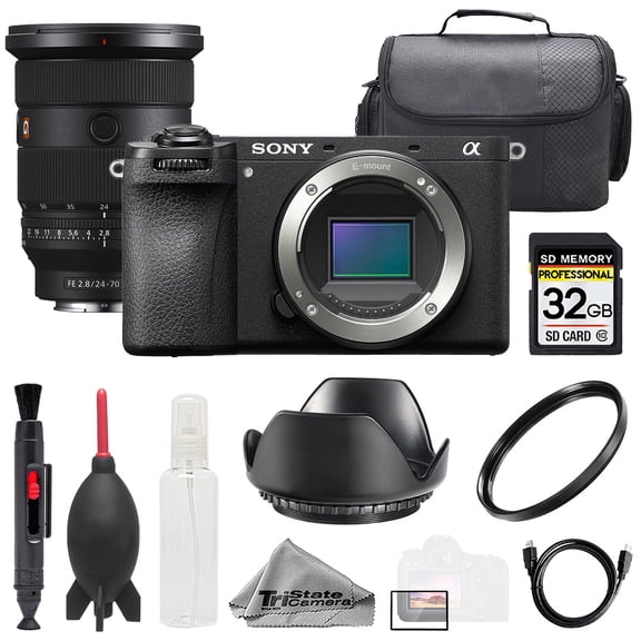 Sony a6700   24-70mm f/2.8 GM II Lens  32GB   Bag  UV Filter- Basic Kit (International Version)