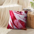 thumbnail image 4 of LALILO Throw Pillow Covers Oil Oil Canvas Oil Pink Yellow Acrylic Cushion Cover 18" x 18", 4070 Pack, 4 of 6