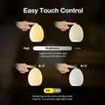 thumbnail image 7 of Night Light For Kids Baby Nursery Night Light 7 Colors Changing Stepless Dimming BPA Free Rechargeable Egg Light Touch Control 1H Timer For Breastfeeding, 7 of 7