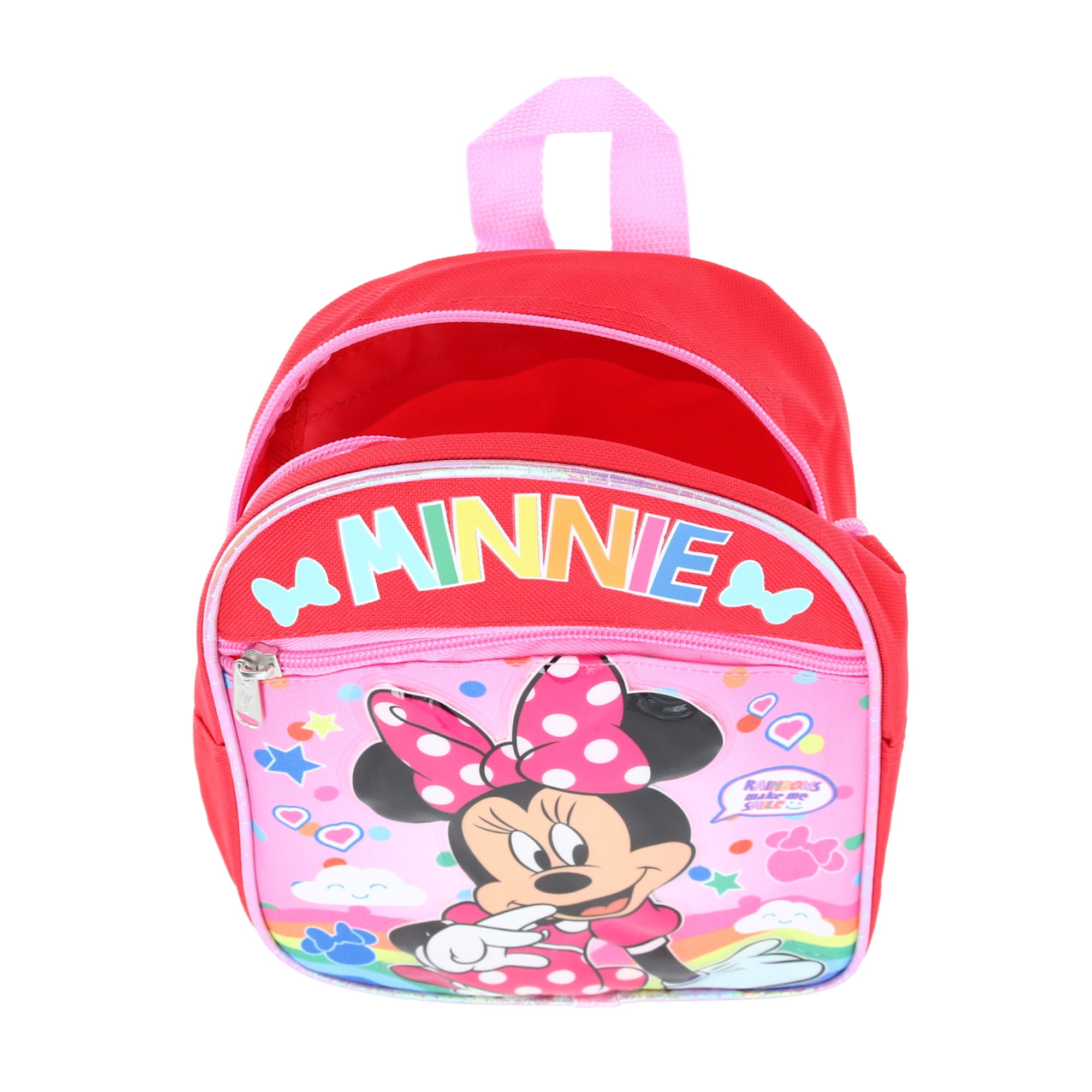 minnie mouse rainbow backpack