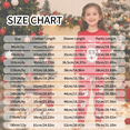 thumbnail image 5 of Girls Christmas Pajamas 4 Piece Girls Kids Sleepwear Toddler Long Sleeve Pajamas Winter Nightwear Age 2-12 Years, 5 of 5