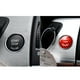 thumbnail image 2 of 1 unidad de cubierta de botón de arranque y parada de fibra de carbono Real roja, embellecedora, decoración de coche, motor, Aceessori Yotijar Pegatina de inicio de la tapa de botón detener, 2 of 9