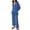 Blue, variant on Ladies 2 Piece Pants Outfits Linen Sets for Women 2 Piece Women 2 Piece Outfits Oversized Loungewear Loose Slouchy Set Fall Sweatsuit Matching Sets New Arrivals