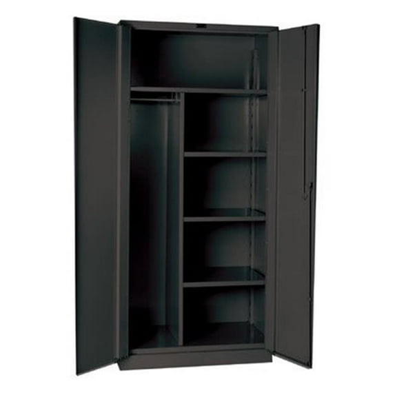 Hallowell HW2CC6478-4CL Hallowell DuraTough Combination Cabinet, Classic Series, Super-Duty 12 Gauge 36 in. W x 24 in. D x 78 in. H 738 Charcoal