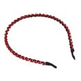 thumbnail image 7 of Unique Bargains 1 Pcs Hairband for Women Rhinestone Hair Hoop Headband Red 0.24 Inch Wide, 7 of 7