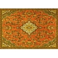 thumbnail image 1 of Ahgly Company Indoor Rectangle Persian Yellow Traditional Area Rugs, 6' x 9', 1 of 4