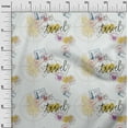 thumbnail image 2 of oneOone Cotton Poplin Yellow Fabric Stamps & Direction Compass Travel Diy Clothing Quilting Fabric Print Fabric By Yard 56 Inch Wide, 2 of 4