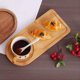 thumbnail image 4 of Tabletop Tea Tray Bread and Milk Separated Breakfast Tray, 4 of 5