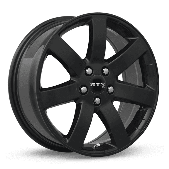 RTX Nagano 17x7.5 5x114.3 ET45 CB64.1 Gloss Black Wheel