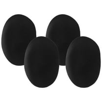 MLINS 4 Pairs Women Underwear Shoulder Pads Adhesive Shoulder Enhancer Shoulder Pads Anti-Slip Shoulder Pads Accessories (Black)