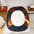 thumbnail image 5 of Castle Fairy Mythology Phoenix Twin Sheet Sets for Boys Girls,Flame Bird Bedding, 5 of 7