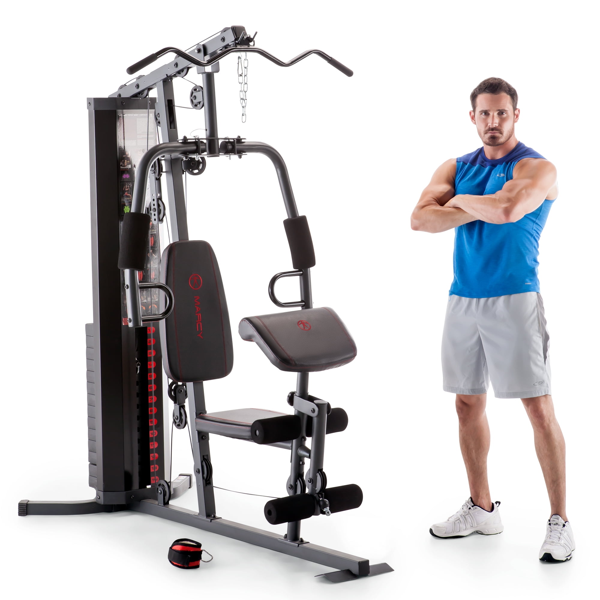 Marcy 150lb Stack Home Gym Dual Function Weight Training MWM 990 Walmart