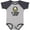 Baseball Heather and Navy, variant on Inktastic My Grammy and Grampy Love Me Boys Baby Bodysuit