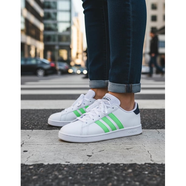 Tenis adidas Mujer Blanco Grand Court Casual Gx5743 blanco 22.0 adidas Mujer Grand Court K Blanco GX5743