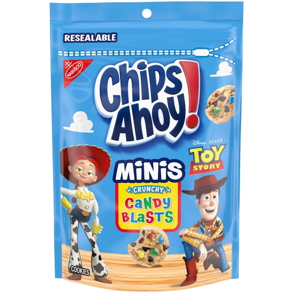 CHIPS AHOY! Minis Candy Blasts Fudgy Chocolate Chip Cookies, 7 oz