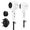 White, variant on Conair Cake Pop Hair Dryer with Diffuser & Concentrator Attachments, Berry, 1 Count