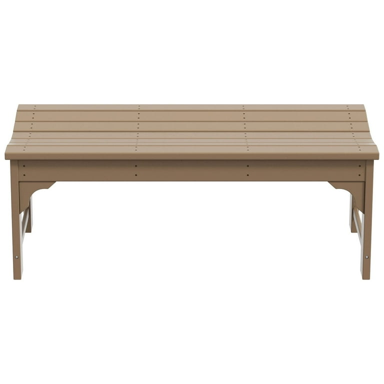 Backless outdoor bench walmart sales