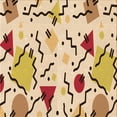 thumbnail image 1 of Ahgly Company Machine Washable Indoor Square Transitional Khaki Gold Area Rugs, 6' Square, 1 of 7