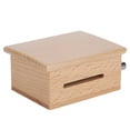 thumbnail image 2 of Caja de música de madera de 15 notas con manivela manual, 7 Uds. De cinta de papel en blanco y perforadora, piezas de caja de música DIY, 2 of 5